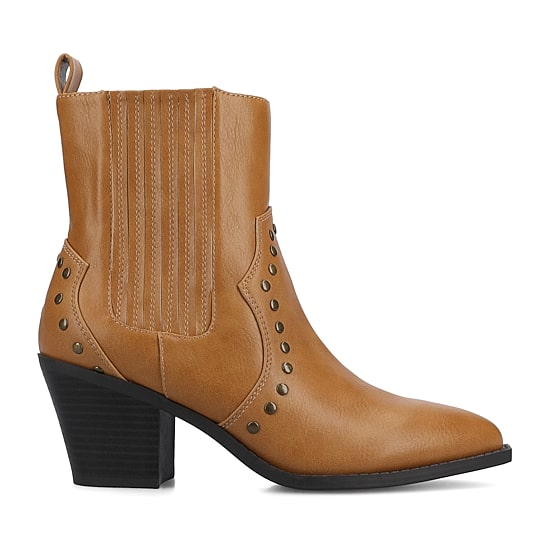 Journee Collection Womens Braylee Block Heel Booties