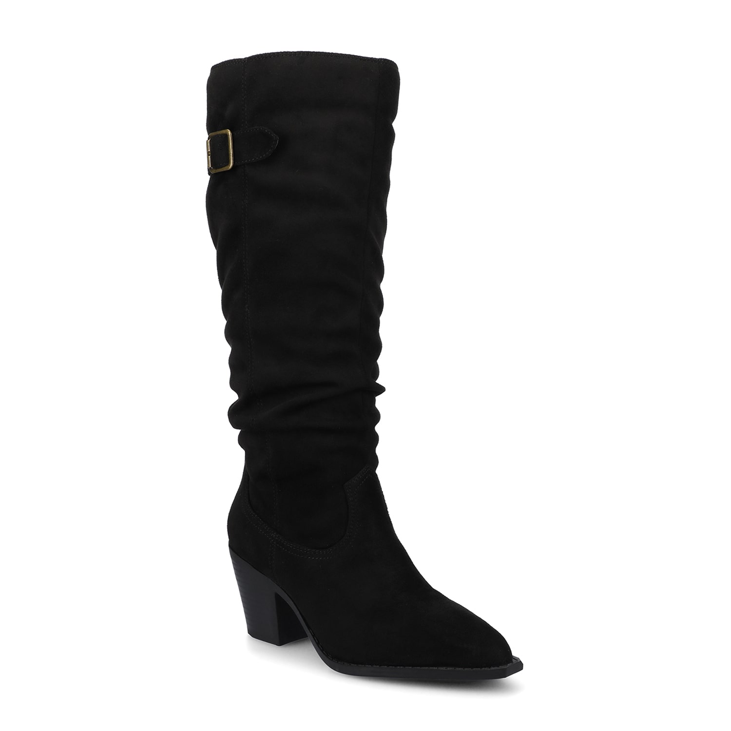 Journee Collection Womens Kaleah Block Heel Dress Boots