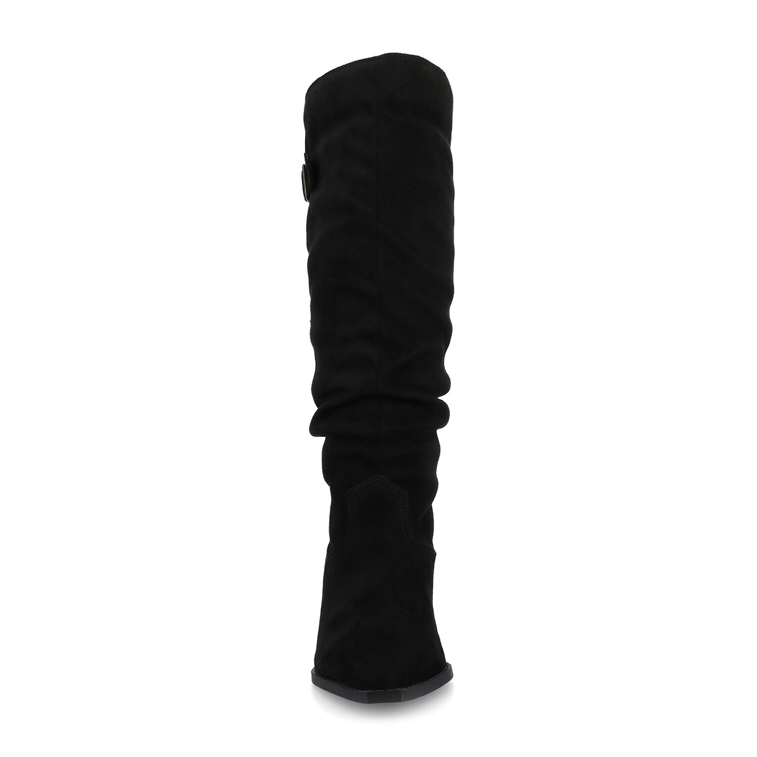 Journee Collection Womens Kaleah-Wc Wide Calf Stacked Heel Dress Boots Width