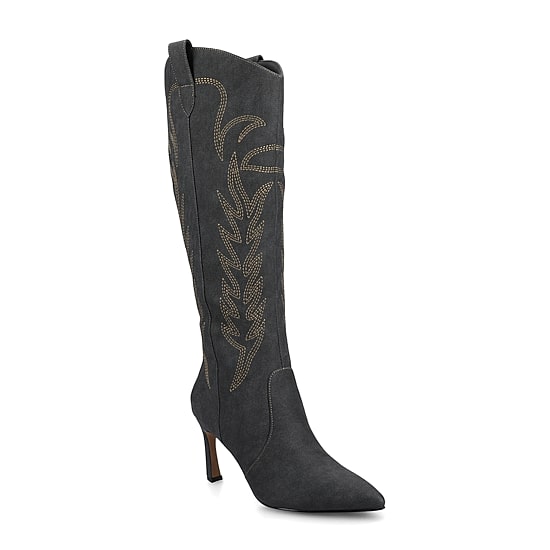 Journee Collection Womens Laramie Stiletto Heel Dress Boots