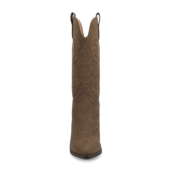 Journee Collection Womens Chantry Stacked Heel Dress Boots