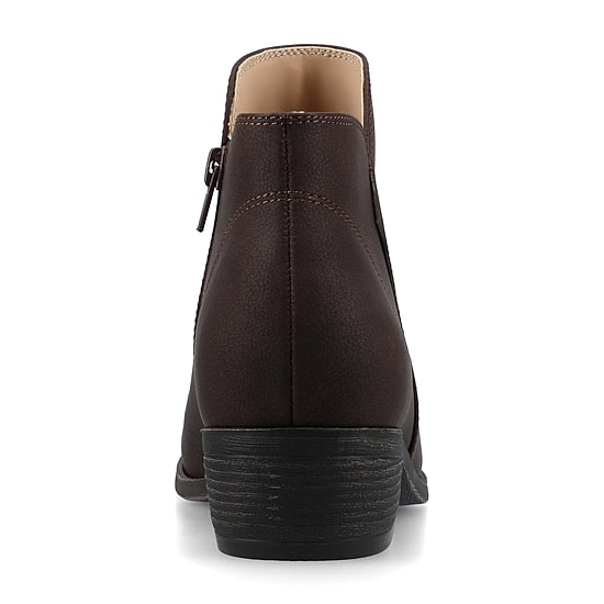 Journee Collection Womens Solarah Flat Heel Booties