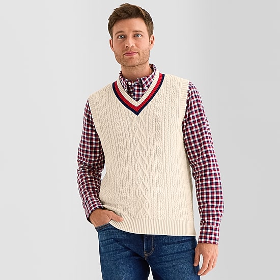St. John's Bay Mens V Neck Sweater Vest