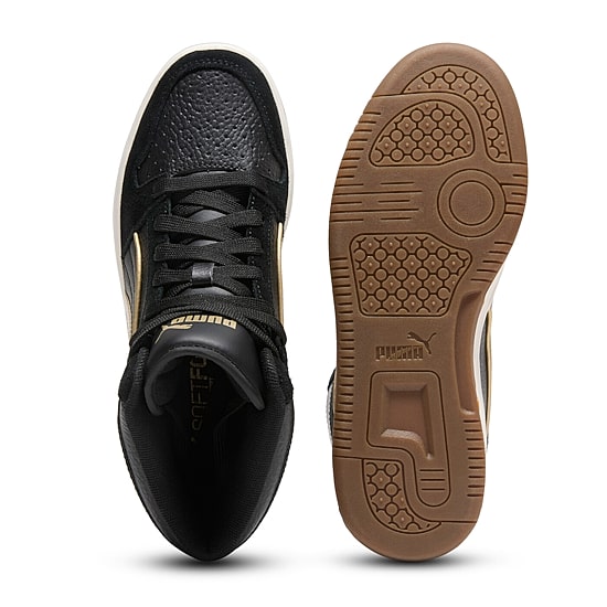 PUMA Rebound Layup Luminous Piping Womens Basketball Shoes