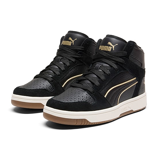 PUMA Rebound Layup Luminous Piping Womens Basketball Shoes