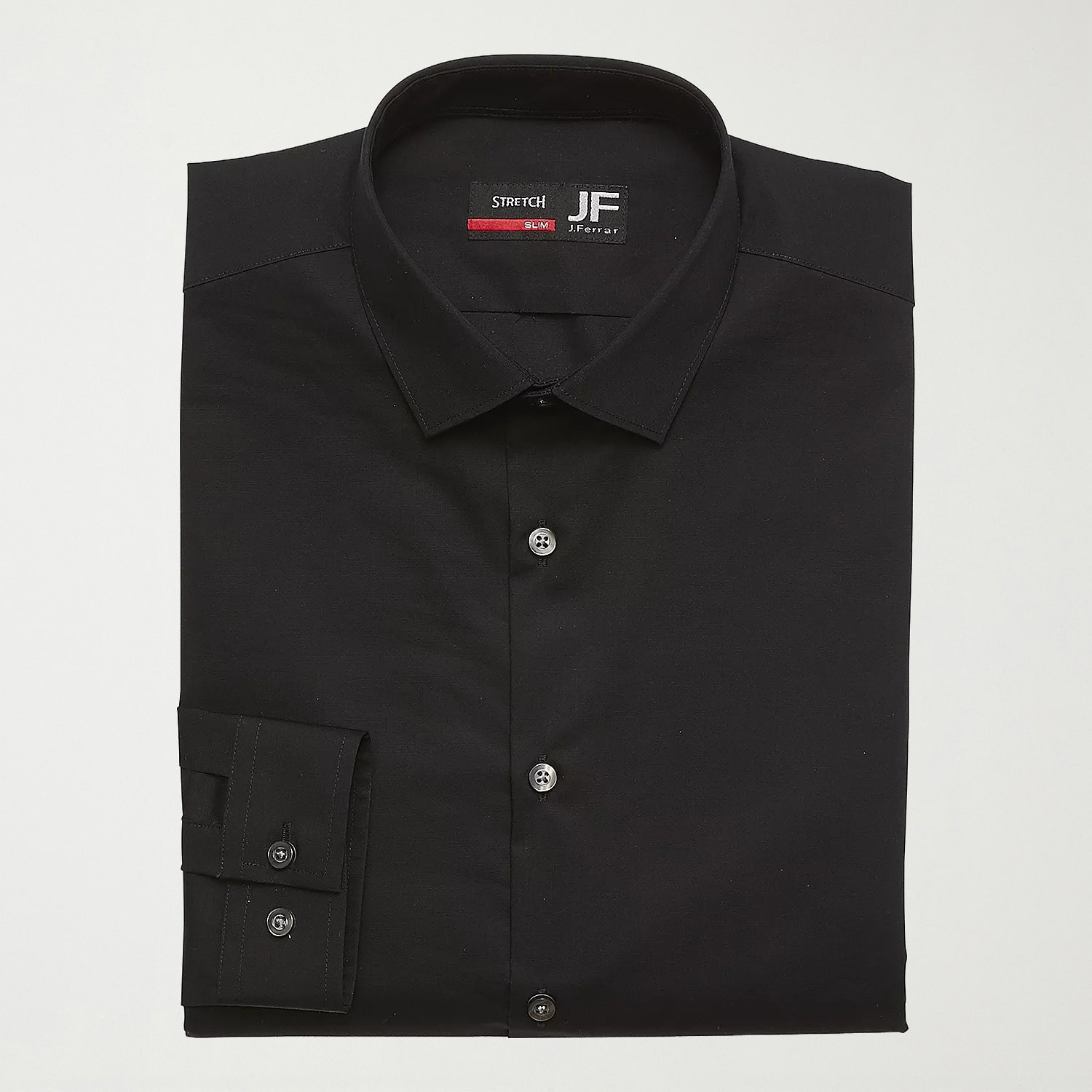 J. Ferrar Ultra Comfort Mens Regular Fit STRETCH FABRIC Wrinkle Free Long Sleeve Dress Shirt