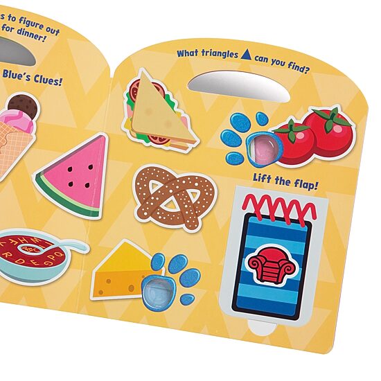 Melissa & Doug Blues Clues & You Poke-The-Dot Shapes With Blue