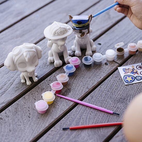 Melissa & Doug Paw Patrol Craft Kit - Pup Figurines Toy Tool
