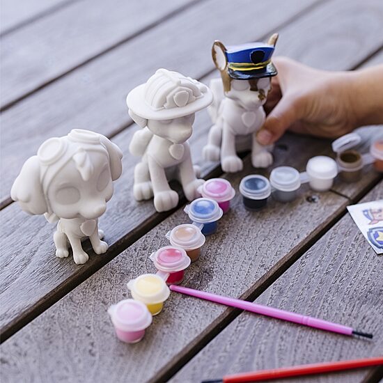 Melissa & Doug Paw Patrol Craft Kit - Pup Figurines Toy Tool