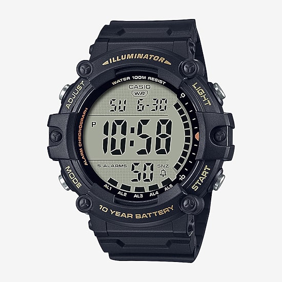 Casio Mens Black Strap Watch Ae1500whx-1av