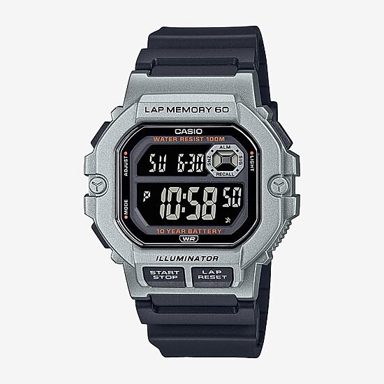 Casio Mens Black Strap Watch Ws1400h-1bv