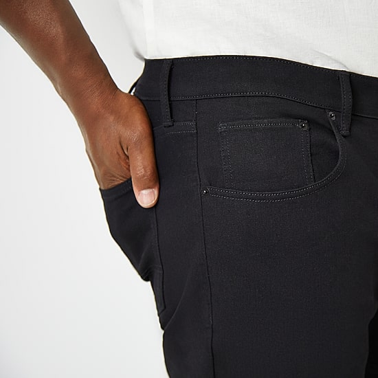 Shaquille O'Neal XLG Big and Tall Mens Tapered Athletic Fit Jean