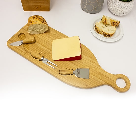 BergHOFF Bamboo Paddle 4-pc Cheese Board Set