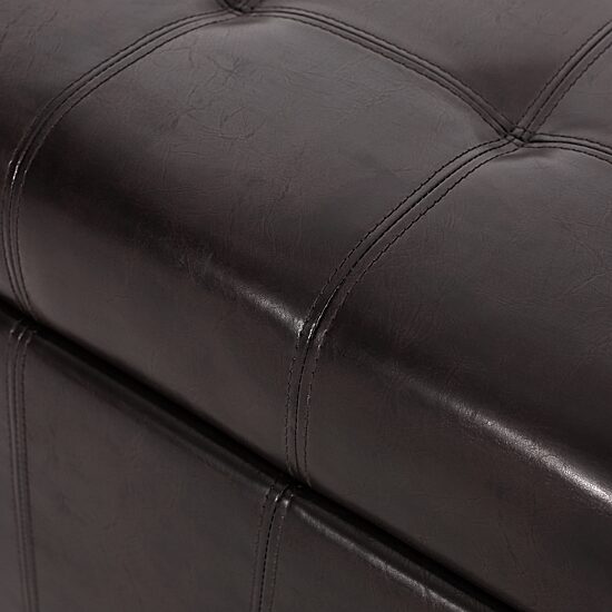 Alexandria Storage Tufted Bench