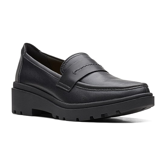 Clarks Call Ease Womens Moc Closed Toe Loafers