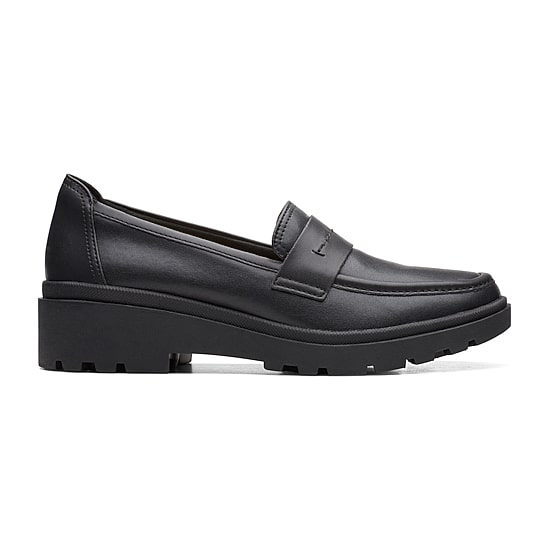 Clarks Call Ease Womens Moc Closed Toe Loafers