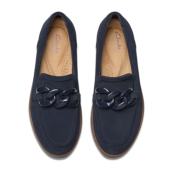 Clarks Zylah May Womens Moc Closed Toe Loafers