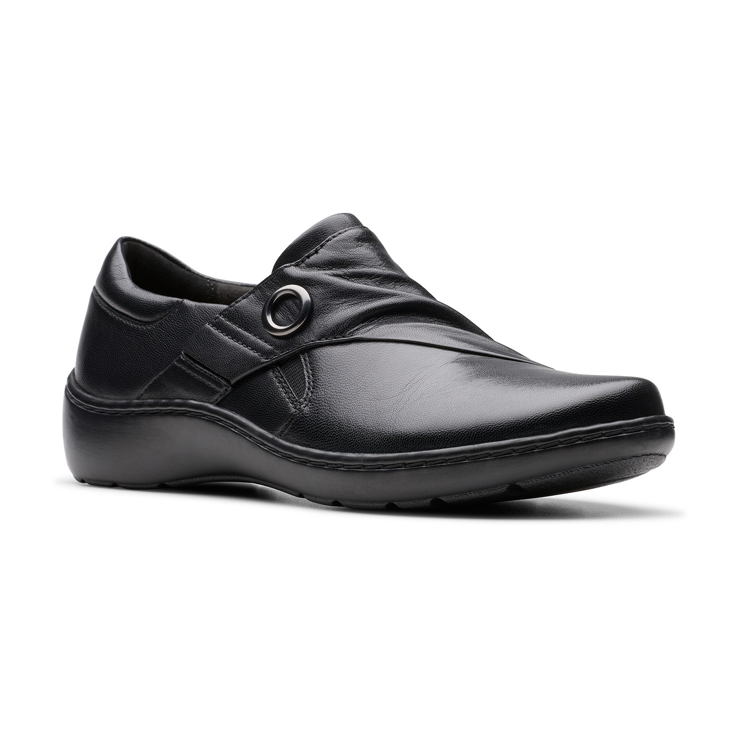 Clarks Cora Aubrie Womens Round Closed Toe Slip-On Shoe