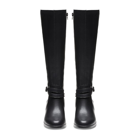 Clarks Womens Emily Dream Block Heel Riding Boots