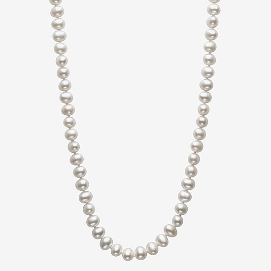 Womens White Cultured Freshwater Pearl Sterling Silver 2-pc. Jewelry Set