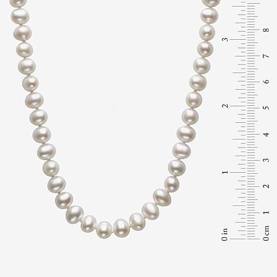 Womens White Cultured Freshwater Pearl Sterling Silver 2-pc. Jewelry Set