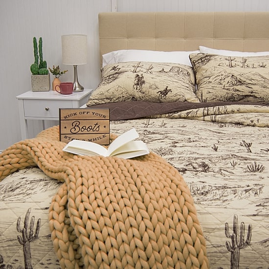 Donna Sharp Cowboy Hypoallergenic Quilt Set