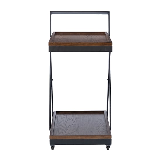 Linon Ebbtide Wood-Top Serving Cart