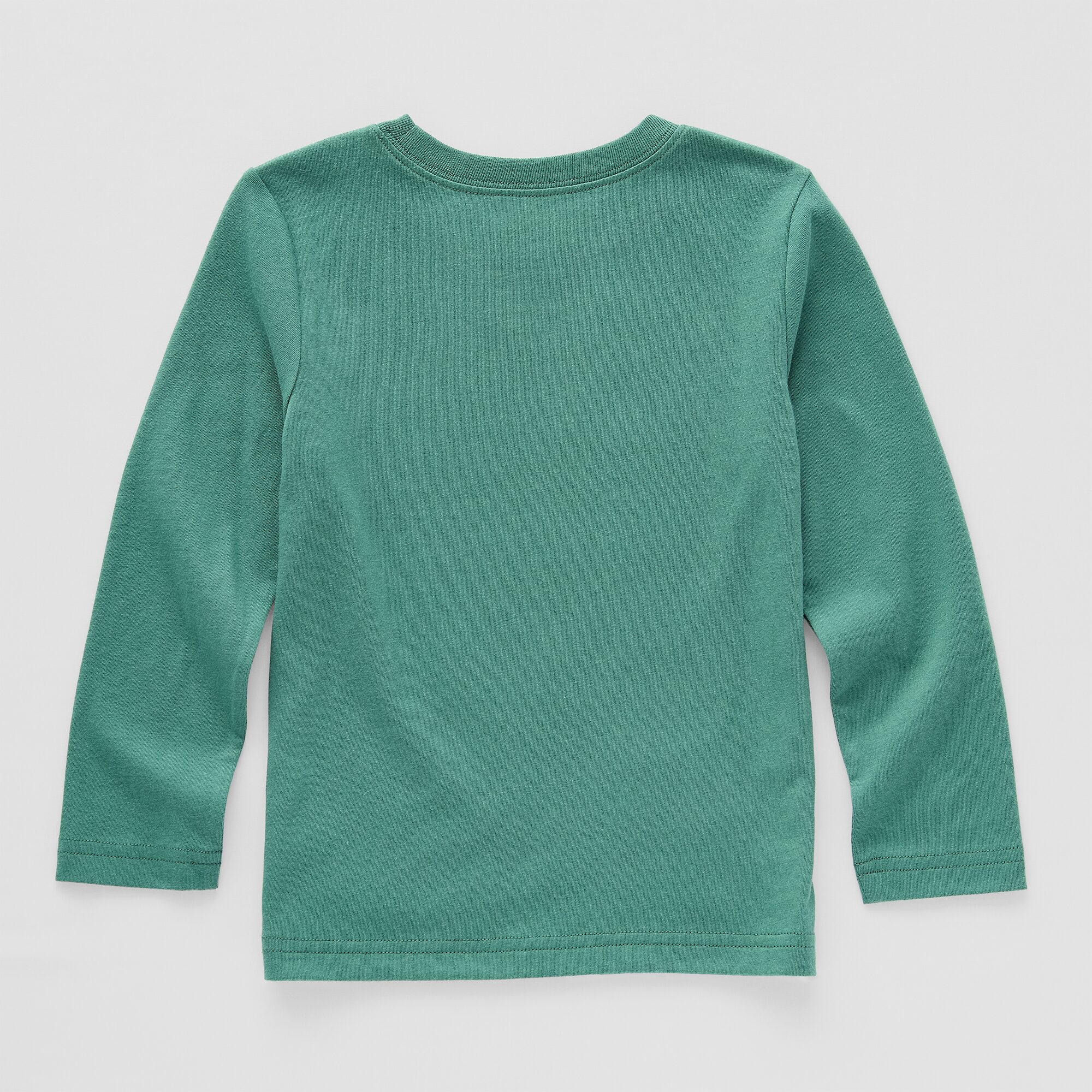 Okie Dokie Toddler & Little Boys Crew Neck Long Sleeve Regular Fit Graphic T-Shirt