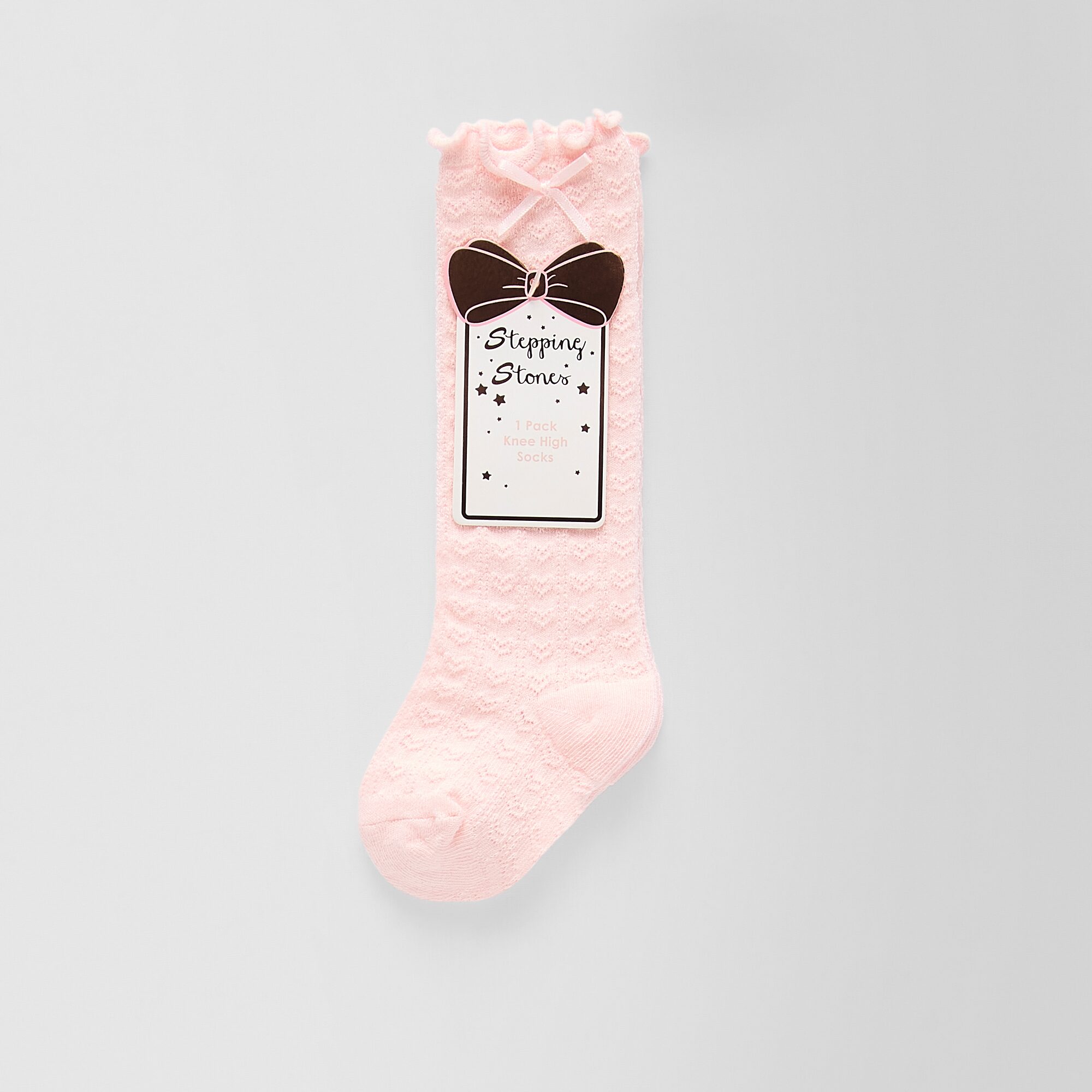 First Steps By Stepping Stones Baby Girls 1 Pair Knee High Socks