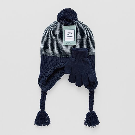 Capelli of N.Y. Big Kid Boys 2-pc. Cold Weather Set