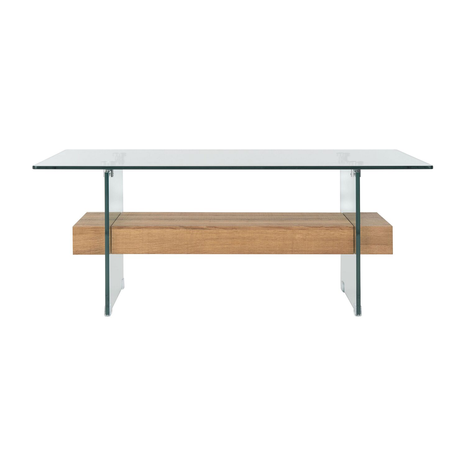 Safavieh Kayley Storage Glass Coffee Table