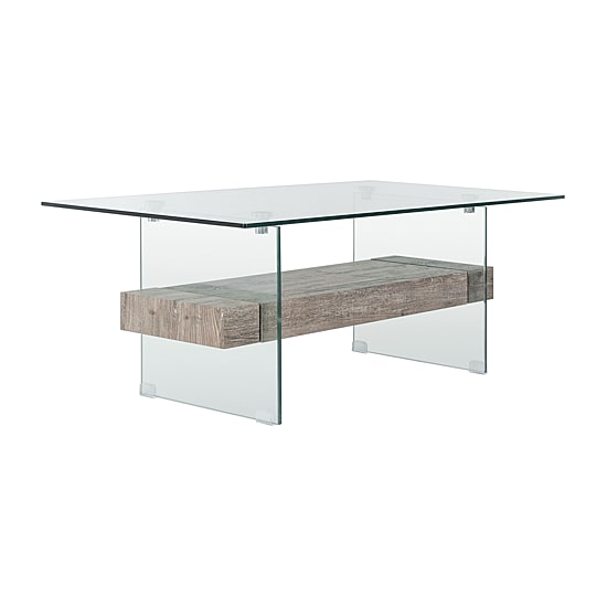 Safavieh Kayley Storage Glass Coffee Table