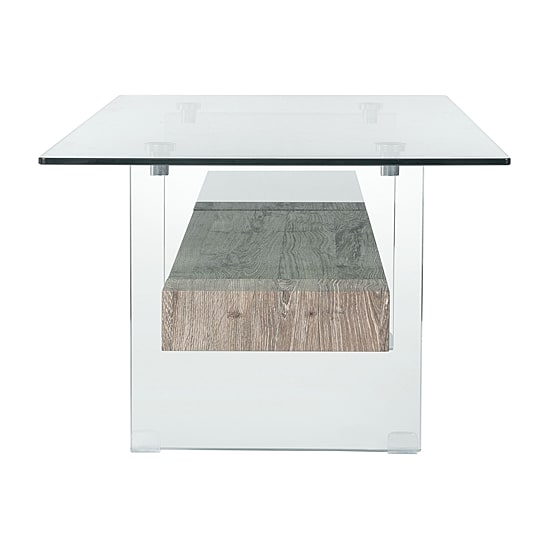 Safavieh Kayley Storage Glass Coffee Table