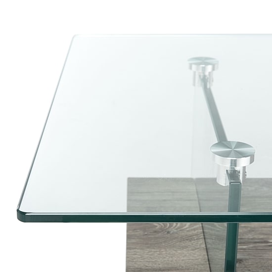 Safavieh Kayley Storage Glass Coffee Table