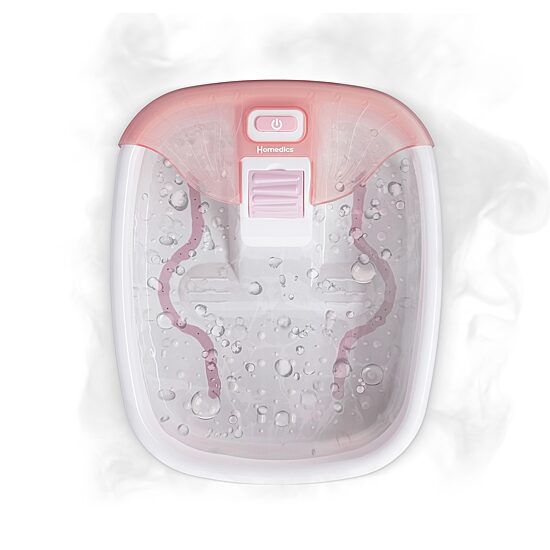 HoMedics Deluxe Footspa + Pumice Stone + Moisturizing Gel Socks Foot Bath