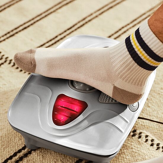 HoMedics Vibration Foot Massager With Soothing Heat Massager