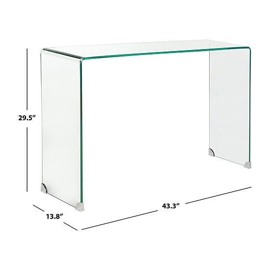 Safavieh Ambler Glass Console Table