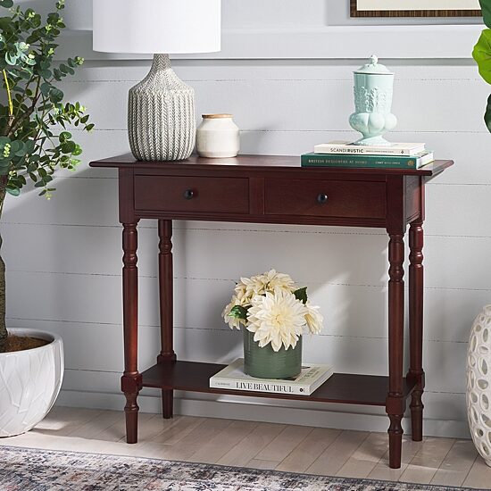 Safavieh Rosemary Storage 2-Drawer Console Table