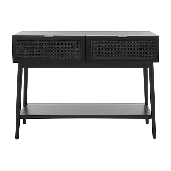 Safavieh Baisley Storage 2-Drawer Rattan Console Table