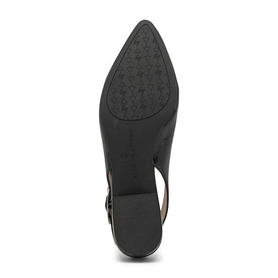 Adrienne Vittadini Papina Womens Pointed Closed Toe Block Heel Pumps