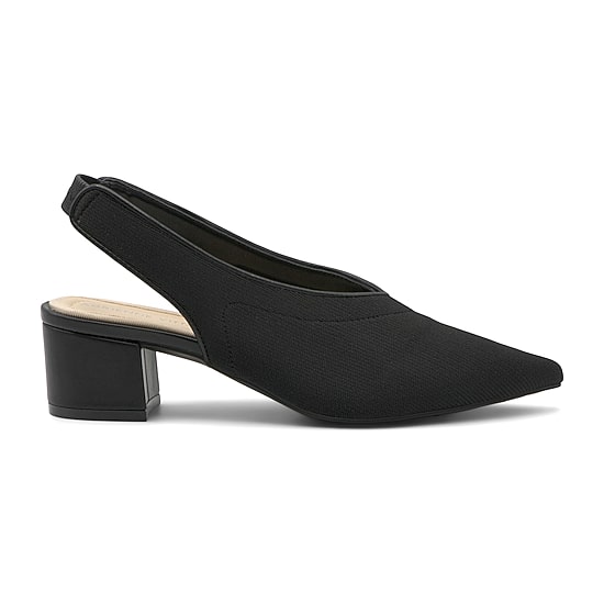 Adrienne Vittadini Gotham Womens Pointed Closed Toe Block Heel Pumps