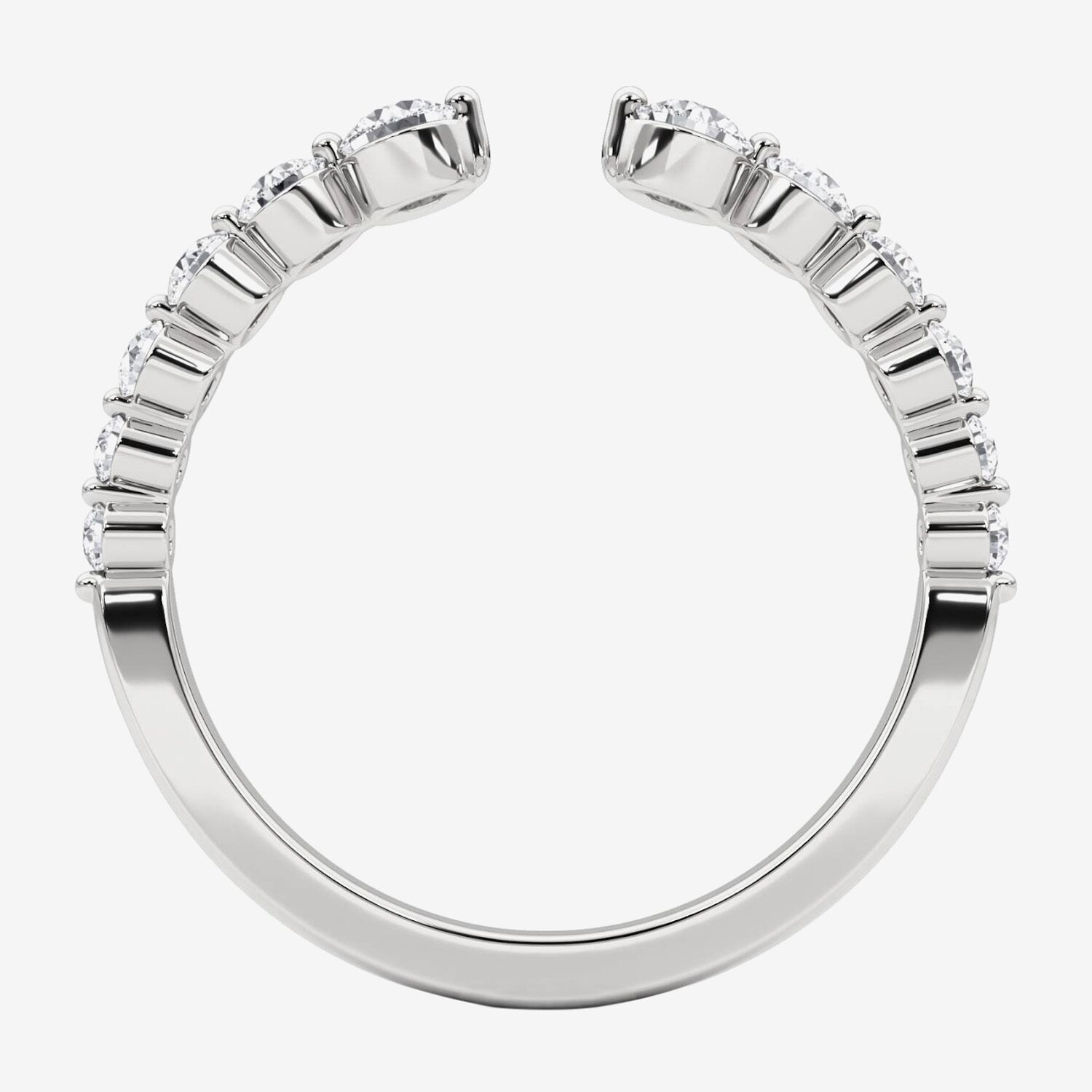 Grown Gorgeous Womens 1/2 CT. T.W. Lab White Diamond 14K Gold Anniversary Band