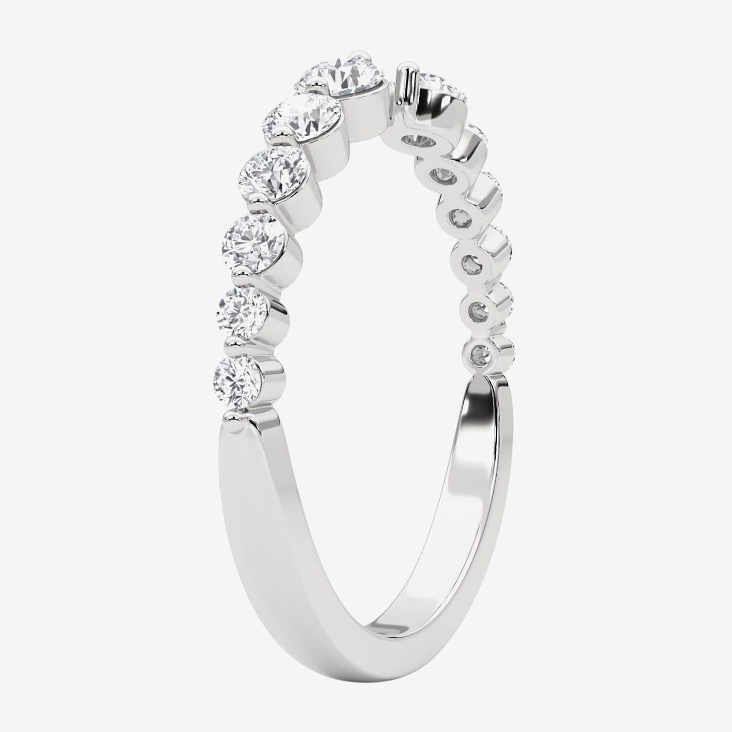 Grown Gorgeous Womens 1/2 CT. T.W. Lab White Diamond 14K Gold Anniversary Band