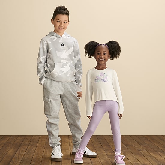adidas Little Girls Jersey 2-pc. Legging Set