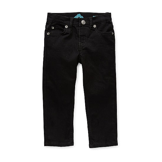 Thereabouts Little & Big Kid Boys Adaptive Adjustable Waist Stretch Fabric Straight Leg Jean