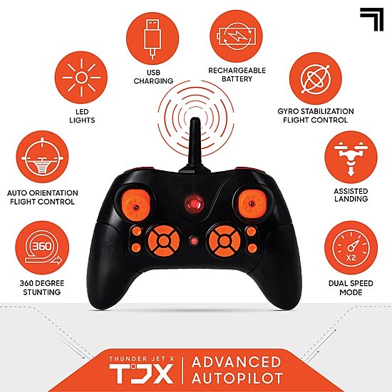Sharper Image Drone Thunderbolt Jet X