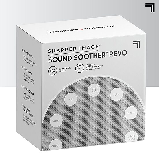 Sharper Image Sleep Therapy Sound Soother 4inch
