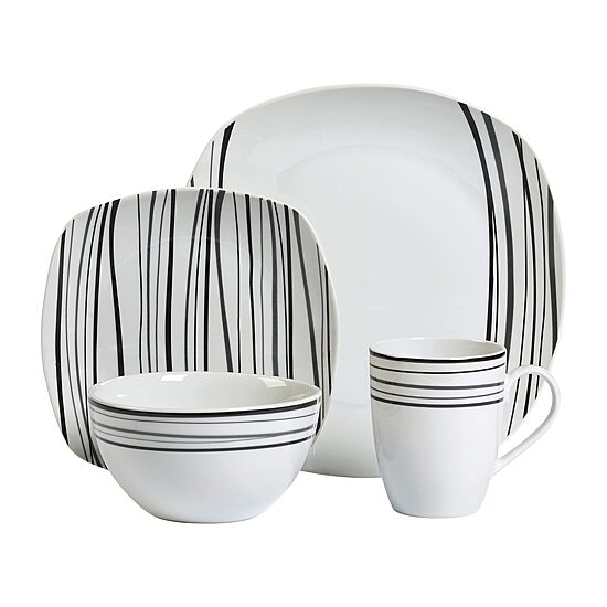 Tabletops Gallery® Justin 16-pc. Dinnerware Set