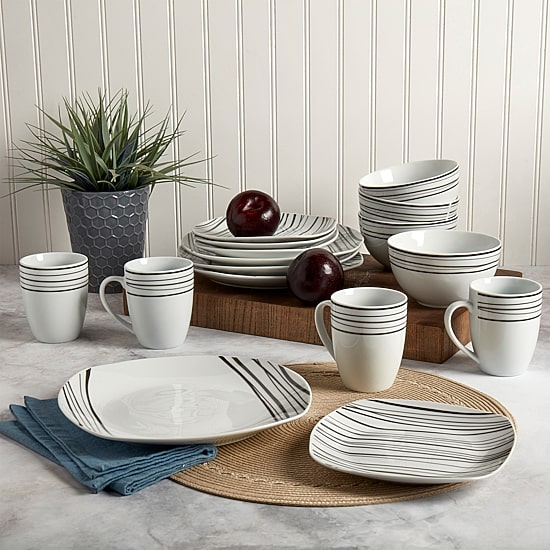 Tabletops Gallery® Justin 16-pc. Dinnerware Set