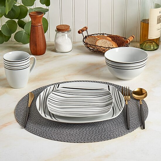 Tabletops Gallery® Justin 16-pc. Dinnerware Set